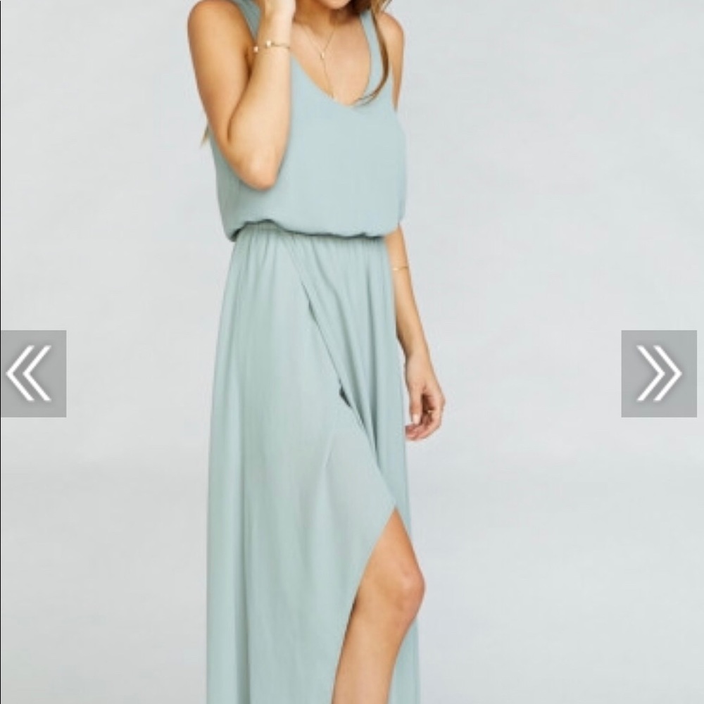 SHOW ME YOUR MUMU Silver Sage Kendall Dress
